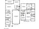Detailed floor plan showcasing the layout of the home, including room dimensions and features at 10031 S 23Rd Dr, Phoenix, AZ 85041
