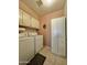 Functional laundry room with appliances and storage, making laundry chores a breeze at 10224 E Minnesota Ave, Sun Lakes, AZ 85248