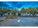 Desert landscaped front yard featuring mature trees at 12209 N 66Th St, Scottsdale, AZ 85254