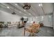 Spacious living room with beams, antler chandeliers, and stylish furnishings at 12209 N 66Th St, Scottsdale, AZ 85254