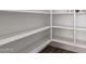 Spacious pantry with shelving, ideal for food storage and organization at 13653 W Crabapple Dr, Peoria, AZ 85383
