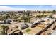 Aerial view of a residential property featuring a fenced backyard and desert landscaping at 1642 E Turney Ave, Phoenix, AZ 85016