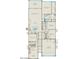 Detailed floorplan showcasing the layout of the home, including bedrooms, kitchen, and living spaces at 16735 W Whispering Wind Dr, Surprise, AZ 85387