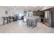 Modern kitchen featuring stainless steel appliances, kitchen island and an adjacent living space at 1699 Leisure World --, Mesa, AZ 85206