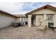 Spacious patio area featuring neutral toned brick pavers, perfect for outdoor entertaining and relaxing at 1699 Leisure World --, Mesa, AZ 85206