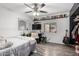 Comfortable bedroom with desk, window, and closet at 1920 W Lindner W Ave # 277, Mesa, AZ 85202