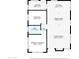 A detailed floor plan showcases the layout, dimensions, and relationships between rooms in the home at 2601 E Willetta St, Phoenix, AZ 85008