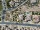 Aerial view showcasing properties with pools and desert landscapes at 32742 N 15Th Gln, Phoenix, AZ 85085