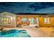 Wonderful backyard featuring a swimming pool and an adjacent patio with desert landscaping at 32742 N 15Th Gln, Phoenix, AZ 85085