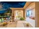 Charming courtyard with desert landscaping, concrete walkway, and decorative art at 32742 N 15Th Gln, Phoenix, AZ 85085