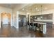 Spacious kitchen with a center island and stainless-steel appliances in an open layout at 32742 N 15Th Gln, Phoenix, AZ 85085