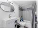 Modern bathroom with stylish tiling, sleek fixtures, and a clean, contemporary design, perfect for relaxation at 3500 N Hayden Rd # 2201, Scottsdale, AZ 85251