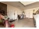 Spacious garage featuring neutral paint, storage cabinets, and ample room for parking and projects at 583 W Bismark St, San Tan Valley, AZ 85143