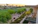 Beautiful lush golf course view from upper patio at 6331 E Phoenician Blvd # 6, Scottsdale, AZ 85251