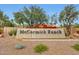McCormick Ranch community sign with decorative landscaping and block architecture at 9621 N 83Rd Way, Scottsdale, AZ 85258