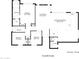 This 1731 sqft floor plan includes 3 bedrooms, 2 bathrooms, a living room, and a dining room/kitchen combo at 9621 N 83Rd Way, Scottsdale, AZ 85258
