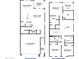 Layout featuring kitchen, dining, great room, bedrooms, and utility spaces, showcasing the home's spacious design at 9835 S 11Th St, Phoenix, AZ 85042
