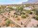 Desert lot with fencing, native landscaping and mountain views at 10955 E Vista Del Cielo Rd, Gold Canyon, AZ 85118