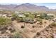 Desert lot that is fenced in, features native plants, and mountain views at 10955 E Vista Del Cielo Rd, Gold Canyon, AZ 85118