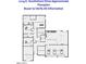 Detailed floorplan showcasing the layout of the home's bedrooms, living areas, and garage at 1119 E Southshore Dr, Gilbert, AZ 85234