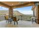 Inviting patio features comfortable seating and stunning mountain views, perfect for relaxation at 14371 E Kalil Dr, Scottsdale, AZ 85259