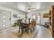 Inviting dining room with neutral tones, plenty of natural light, and access to the outdoors at 17801 N 43Rd Way, Phoenix, AZ 85032