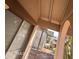 View of patio with ceiling and view of the backyard at 3452 E Evans Dr, Phoenix, AZ 85032