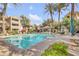 Enjoy a refreshing swim in this pool with multiple palm trees at 3830 E Lakewood E Pkwy # 2009, Phoenix, AZ 85048