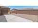 Low maintenance backyard with gravel, perfect for easy upkeep and enjoying outdoor living in privacy at 4187 N 183Rd Dr, Goodyear, AZ 85395