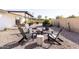 Inviting backyard area with gravel landscaping and comfortable outdoor seating at 8637 E Mulberry St, Scottsdale, AZ 85251