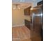 Updated kitchen featuring stainless steel refrigerator and lots of storage at 1340 N Recker Rd # 254, Mesa, AZ 85205