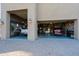 Spacious multi-car garage with ample storage and parking for vehicles at 13935 E Smokehouse Trl, Scottsdale, AZ 85262