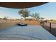 Inviting patio space with lounge chairs offers peaceful outdoor relaxation and scenic desert views at 13935 E Smokehouse Trl, Scottsdale, AZ 85262