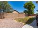 View of back yard featuring desert landscaping and surrounded by block wall fencing with a patio at 20840 E Vía Del Palo --, Queen Creek, AZ 85142