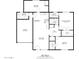 Detailed floorplan showcasing the layout of the home with labeled rooms and dimensions, providing a clear overview at 2301 E Alpine E Ave, Mesa, AZ 85204