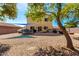 Expansive backyard featuring a patio with outdoor furniture, a barbecue, and a shade sail at 2478 W Allens Peak Dr, San Tan Valley, AZ 85144