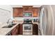 Well-equipped kitchen with stainless steel appliances and granite countertops at 3334 W Morrow Dr # 3, Phoenix, AZ 85027