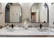 Elegant bathroom with double sinks, marble countertops, and modern fixtures at 4411 E Spur Dr, Cave Creek, AZ 85331