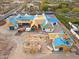 Aerial view of the custom home under construction, featuring the roof being installed in a desirable neighborhood at 6001 N 37Th Pl, Paradise Valley, AZ 85253
