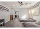 Bedroom with large window, plush carpet, and neutral walls at 7324 E Vista Bonita Dr, Scottsdale, AZ 85255