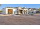 View of an exterior showing a modern architectural design against a mountain backdrop at 8230 N Mockingbird Ln, Paradise Valley, AZ 85253