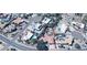 Bird's eye view showing property size and surrounding neighborhood with manicured desert landscaping at 14236 N 28Th St, Phoenix, AZ 85032