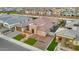 Aerial view of a well-maintained home featuring desert landscaping and charming curb appeal in a Gathering-friendly neighborhood at 1464 E Aris Dr, Gilbert, AZ 85298