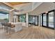Bright clubhouse with a kitchen and a large seating area, offering a relaxing space for residents at 1464 E Aris Dr, Gilbert, AZ 85298