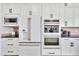 Modern kitchen with stainless steel appliances and white cabinetry at 1464 E Aris Dr, Gilbert, AZ 85298