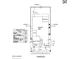 Property plot illustration depicting a single story home with dimensions on W RANCHO DR at 17614 W Rancho Dr, Litchfield Park, AZ 85340