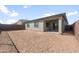 New home backyard featuring ample space for customization and outdoor living, perfect for creating your dream oasis at 17845 W Getty Dr, Goodyear, AZ 85338