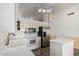 Kitchen features white cabinets, stainless steel appliances, and center island at 18525 N 85Th N Ave, Peoria, AZ 85382