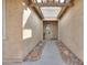 Inviting entryway with stone accents, decorative accents, and a view of the front door at 325 W Seaside Dr, Casa Grande, AZ 85122