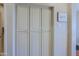 Hallway showing extra storage cabinets and shelves for storage at 32960 N 70Th St, Scottsdale, AZ 85266